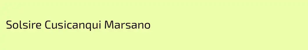 Solsire Cusicanqui Marsano